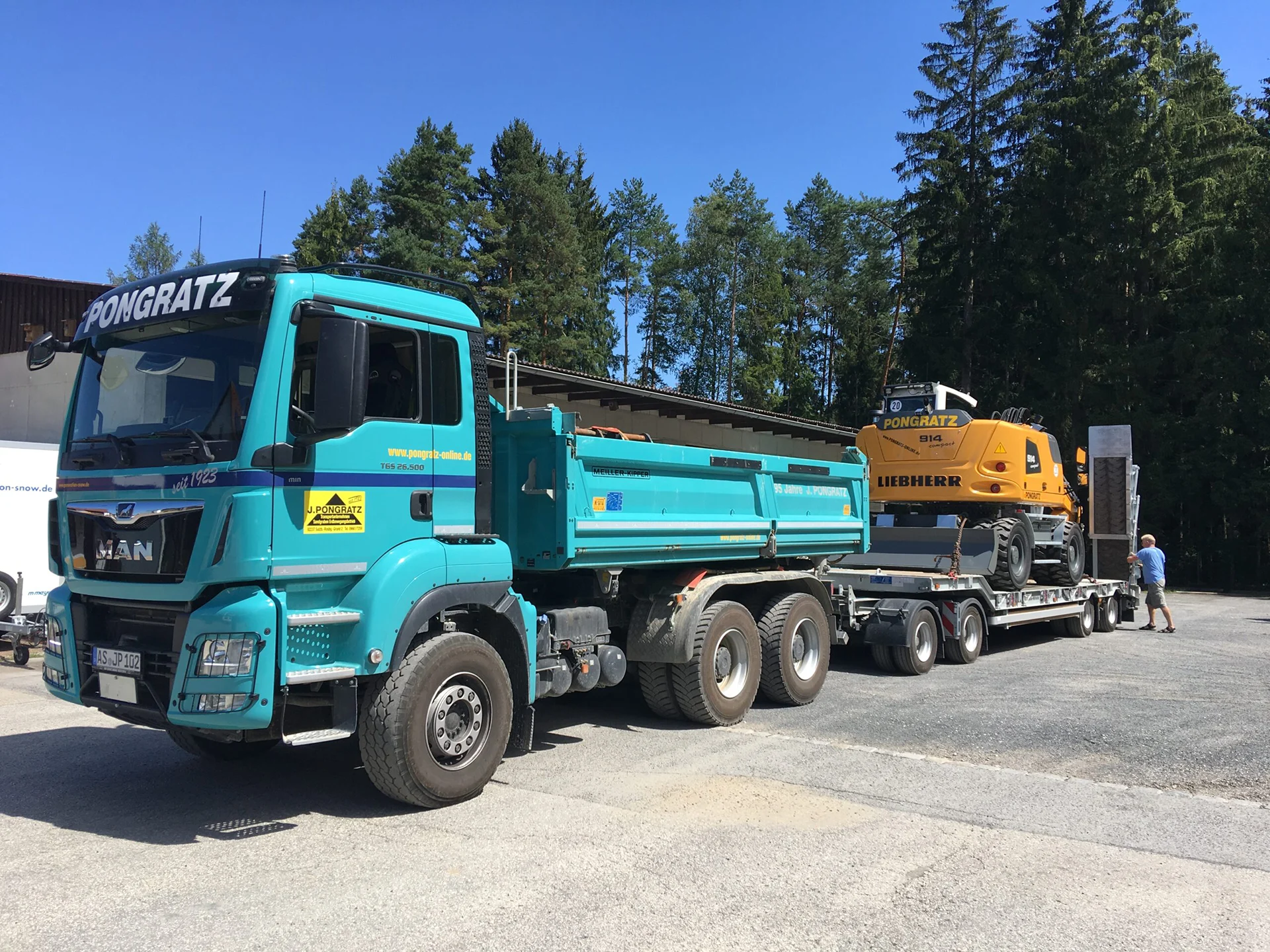 tiefladertransporte